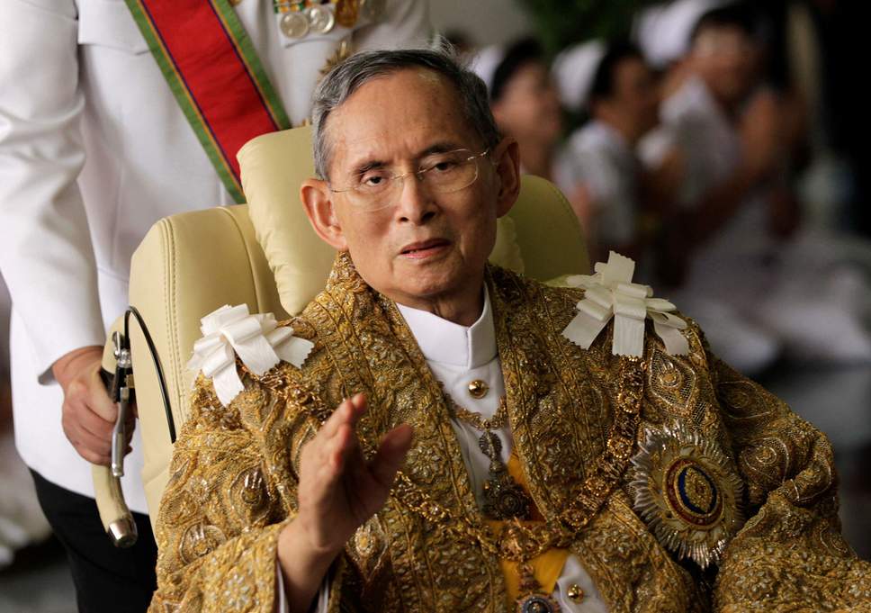 The Passing of King Bhumibol holiday in thailand